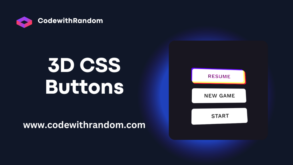 CSS 3D Buttons