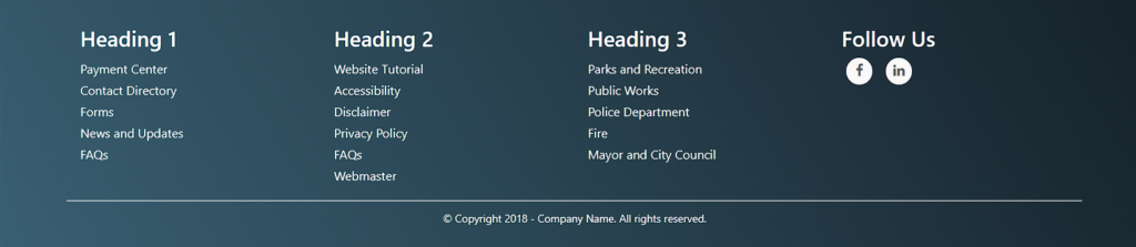 20+ CSS Footer Designs - CodeWithRandom