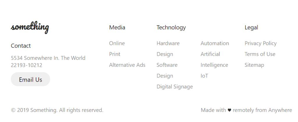 20+ CSS Footer Designs - CodeWithRandom