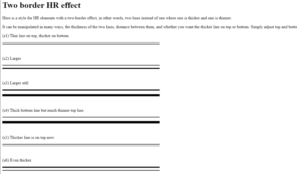 20+ Beautiful HTML <hr> Styles Using CSS