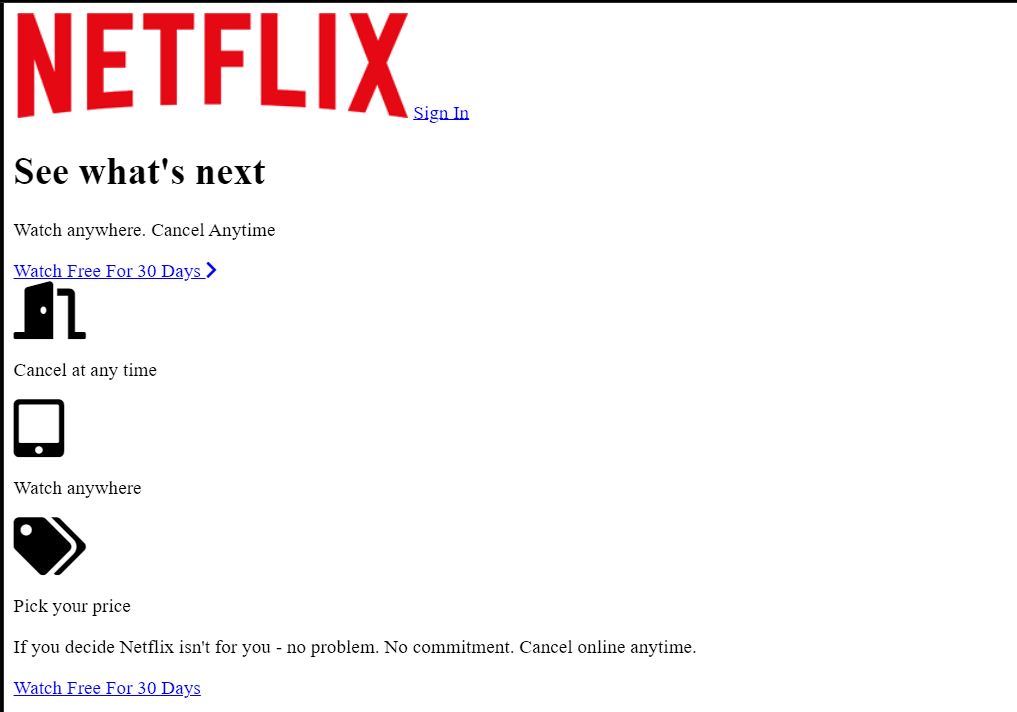 Create Netflix Clone Using HTML,CSS And JS (Source Code)