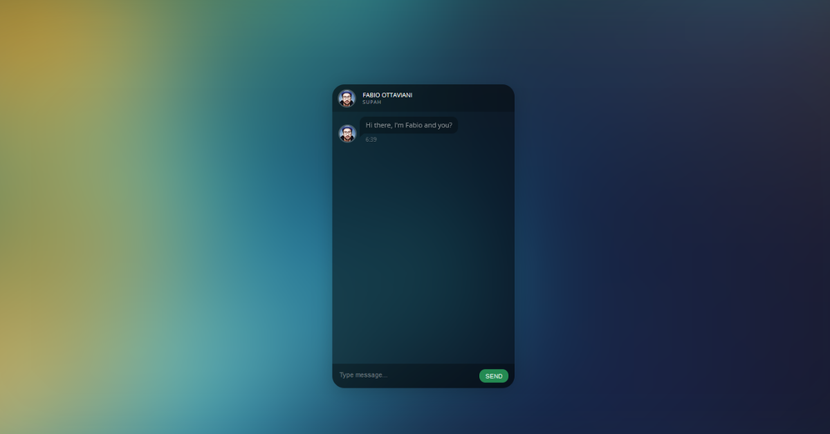 Chatbot Template Using HTML And CSS