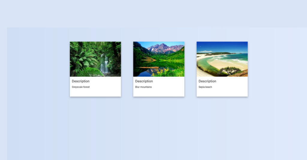 33 CSS Material Design Cards Examples